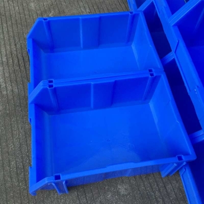 Mavi İstiflenebilir Plastik Kutular 20kg Somun ve Cıvata Saklama Kapları