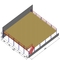 Mobilya için ISO9001 Yapısal Asma Kat Raf 2.5T Mağaza Raf Sistemi